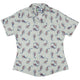 Koi Lake Curvy Button Up Shirt Geek Nerd 0925 All Adult Button Up Shirts Animal Patterns