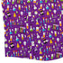 Lab Beakers Purple Science Button Up Shirt - adult sizing - Maximalist Patterns - science print