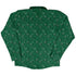 Leafy Green Dice Long Sleeve Button Up Shirt Geek Nerd adult sizing Botany Print Design by Heather Davenport