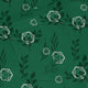 Leafy Green Dice Long Sleeve Button Up Shirt Geek Nerd adult sizing Botany Print Design by Heather Davenport