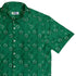 Leafy Green Dice Button Up Shirt - adult sizing - Botany Print - Design by Heather Davenport