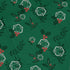 Leafy Mistletoe Dice Long Sleeve Button Up Shirt Geek Nerd adult sizing Christmas Print Design by Heather Davenport