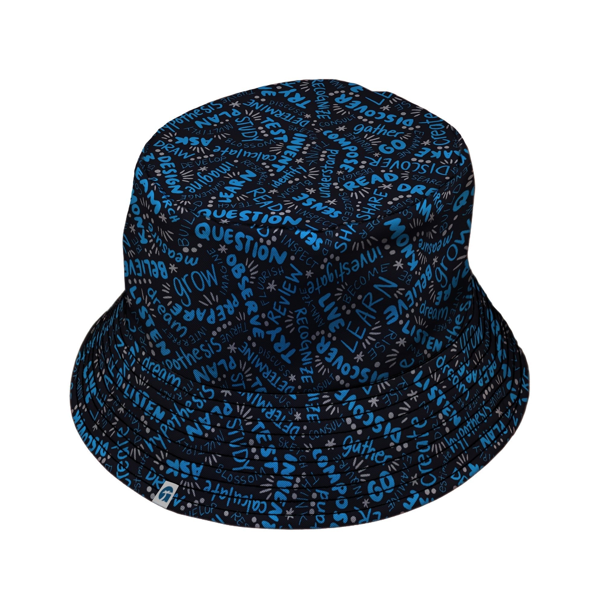 Learner Affirmations Bucket Hat Geek Nerd Design by Zirkus Design lx - B q225
