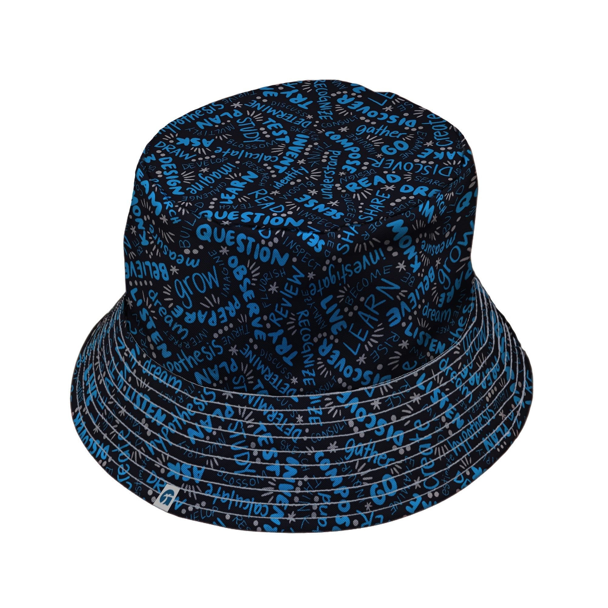 Learner Affirmations Bucket Hat Geek Nerd Design by Zirkus Design lx - B q225