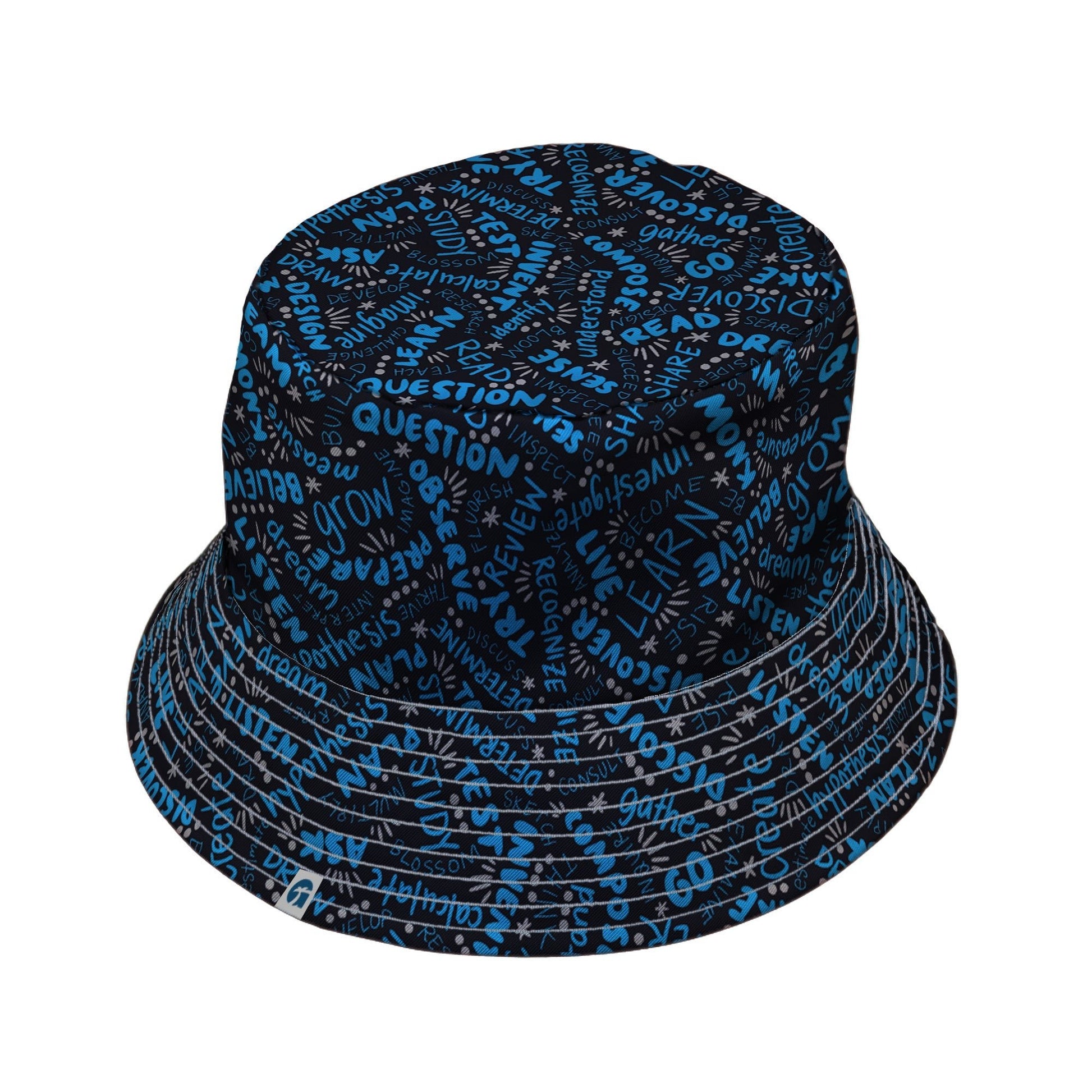 Learner Affirmations Bucket Hat Geek Nerd Design by Zirkus Design lx - B q225
