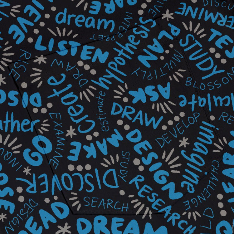 Learner Affirmations Button Up Shirt Geek Nerd adult sizing Design by Zirkus Design q225