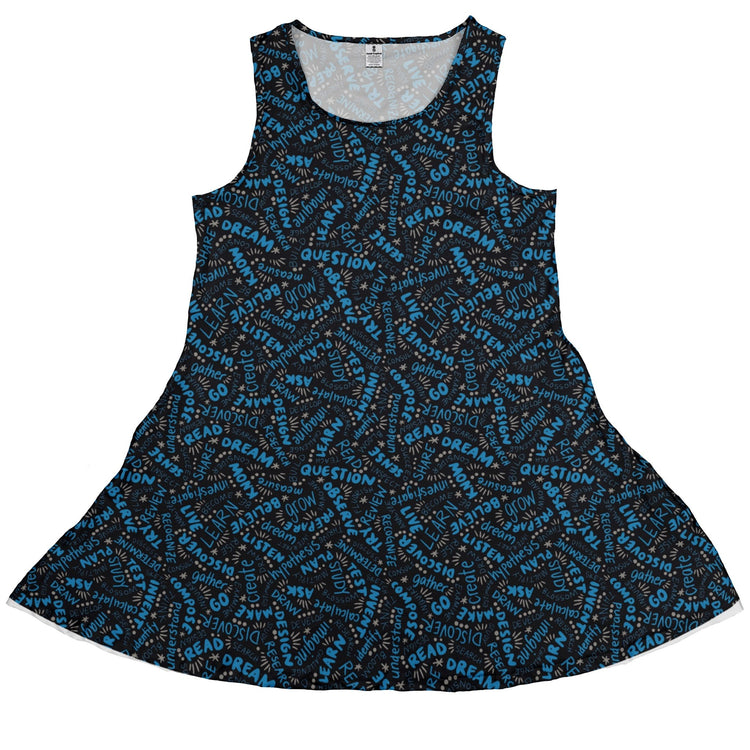 Learner Affirmations Dress Geek Nerd Design by Zirkus Design lx - C q225