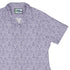 Lilac Anime Bunnies Curvy Button Up Shirt Geek Nerd Animal Patterns Anime Design by Ardi Tong