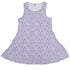 Lilac Anime Bunnies Dress Geek Nerd Animal Patterns Anime Design by Ardi Tong