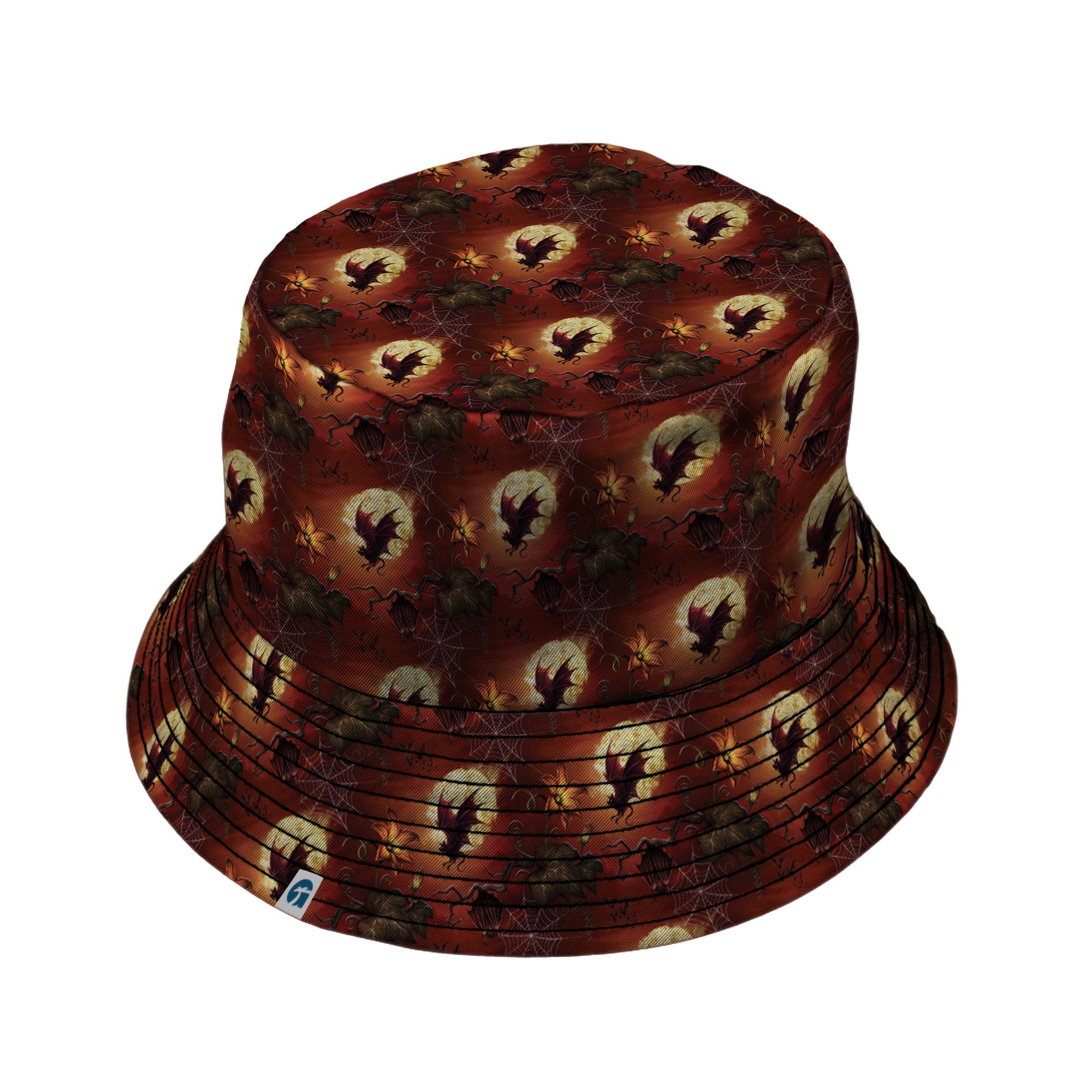 Lilith Bucket Hat Black Stitching
