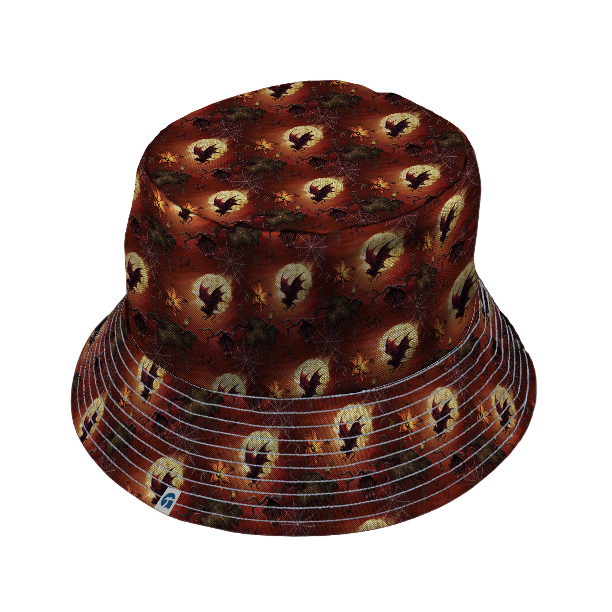 Lilith Bucket Hat Gray Stitching