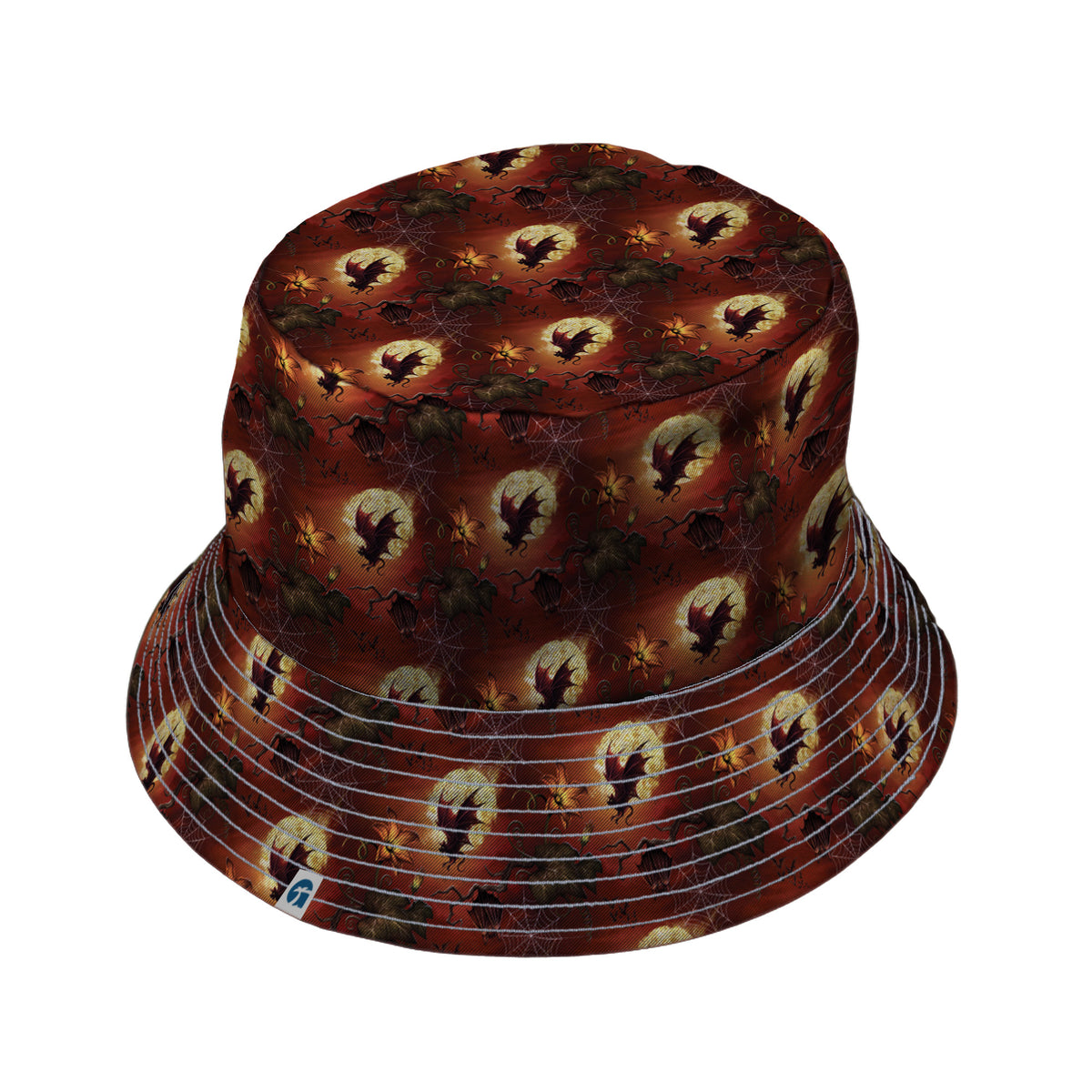 Lilith Bucket Hat Gray Stitching