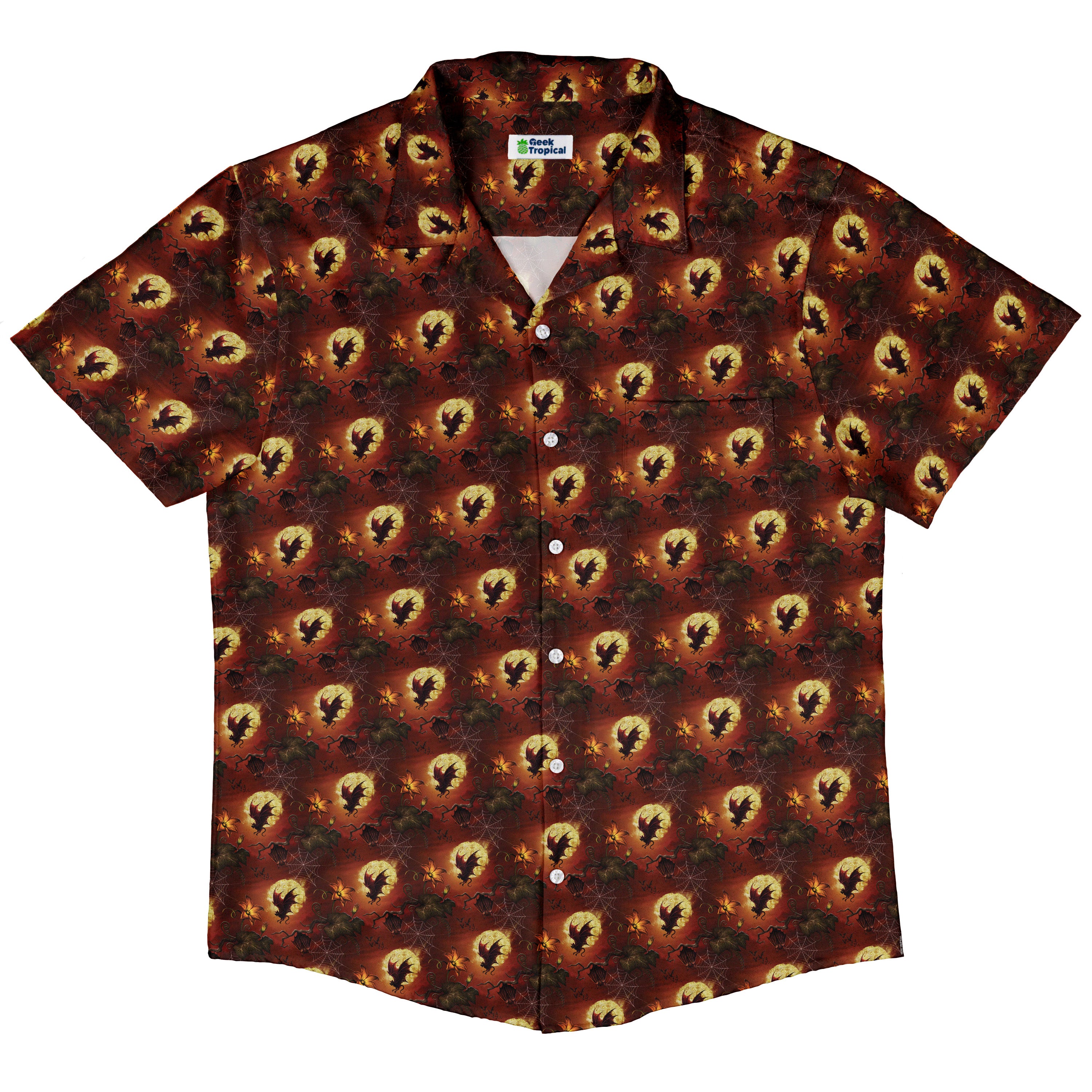 Lilith Button Up Shirt Hawaiian Front