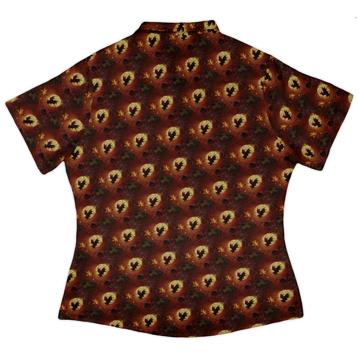 Lilith Curvy Button Up Shirt womens back