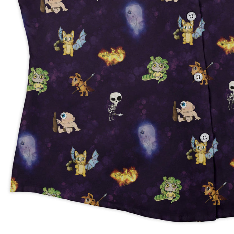 Little Monsters Curvy Button Up Shirt 3