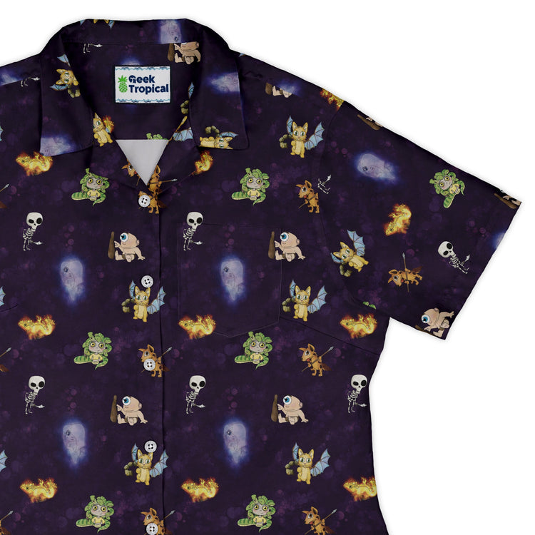 Little Monsters Curvy Button Up Shirt 1