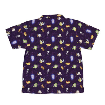 Little Monsters Youth Hawaiian Shirt Geek Nerd Designs by Nathan fantasy prints q225