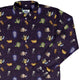 Little Monsters Long Sleeve Button Up Shirt Geek Nerd adult sizing Designs by Nathan fantasy prints