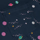 Lost in Space Planets Long Sleeve Button Up Shirt Geek Nerd adult sizing Design by Tobe Fonseca FLOW DESC WRITING