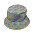 Luna Moth Gathering Bucket Hat Geek Nerd animal patterns botany print Design by Julie Kitzes
