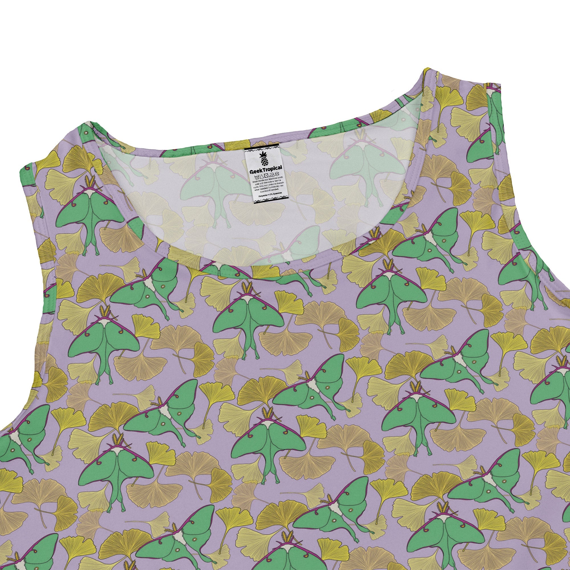 Luna Moth Gathering Dress Geek Nerd animal patterns botany print Design by Julie Kitzes