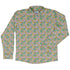 Luna Moth Gathering Long Sleeve Button Up Shirt Geek Nerd adult sizing animal patterns botany print