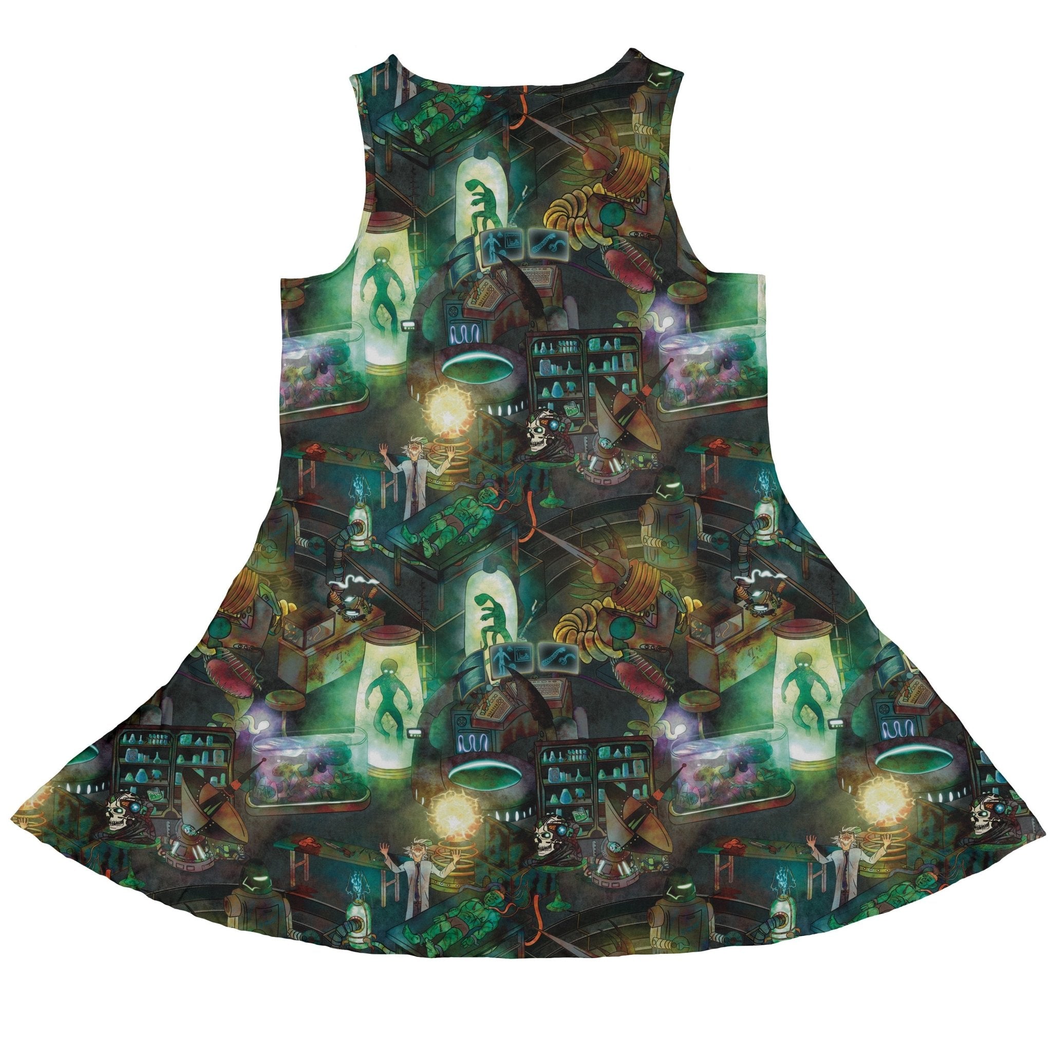 Mad Lab Dress Geek Nerd halloween lx - C q4