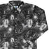 Mad Lab Midnight Long Sleeve Button Up Shirt Geek Nerd adult sizing Designs by Nathan FLOW DESC WRITING