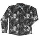 Mad Lab Midnight Long Sleeve Button Up Shirt Geek Nerd adult sizing Designs by Nathan FLOW DESC WRITING