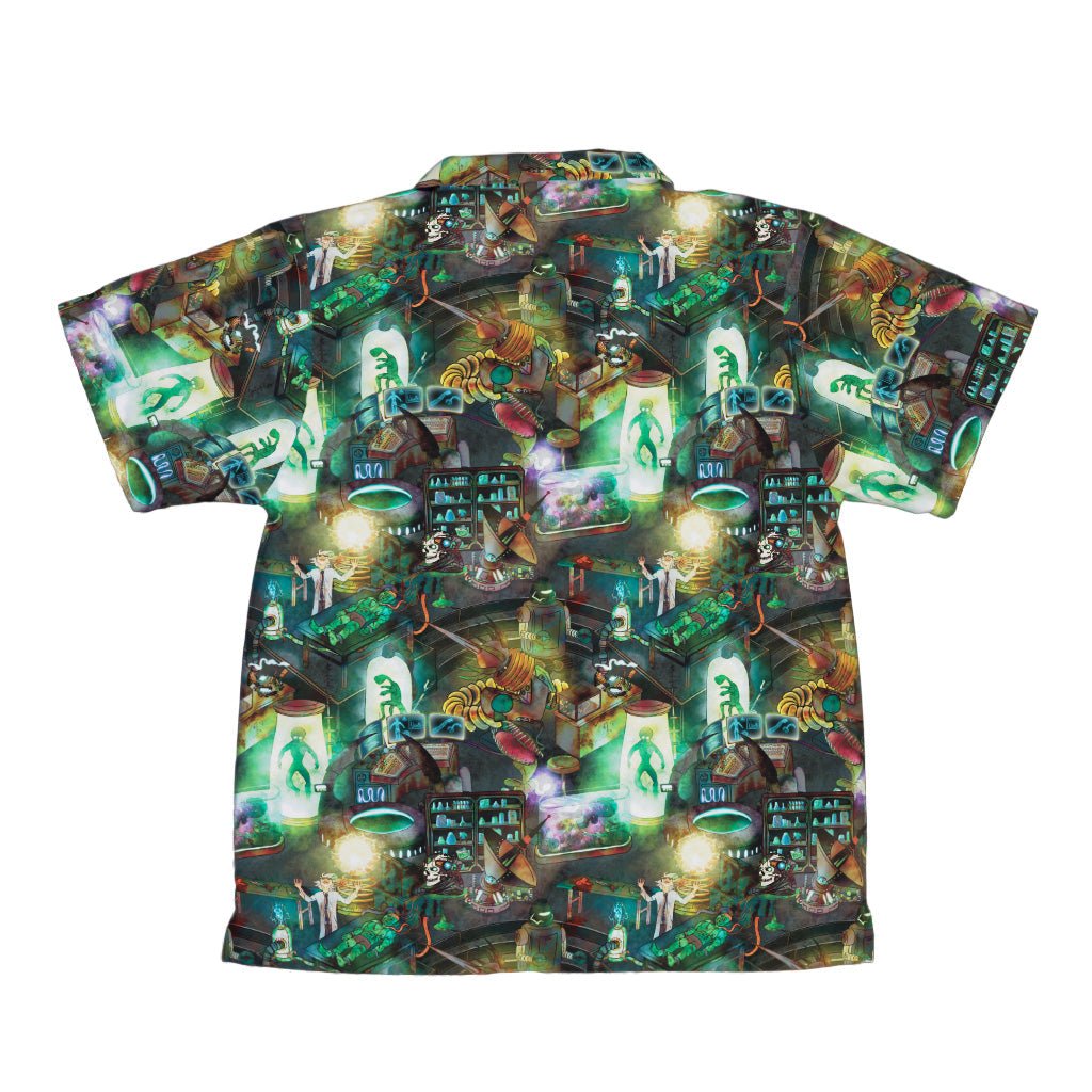 Mad Lab Youth Hawaiian Shirt Geek Nerd halloween q4