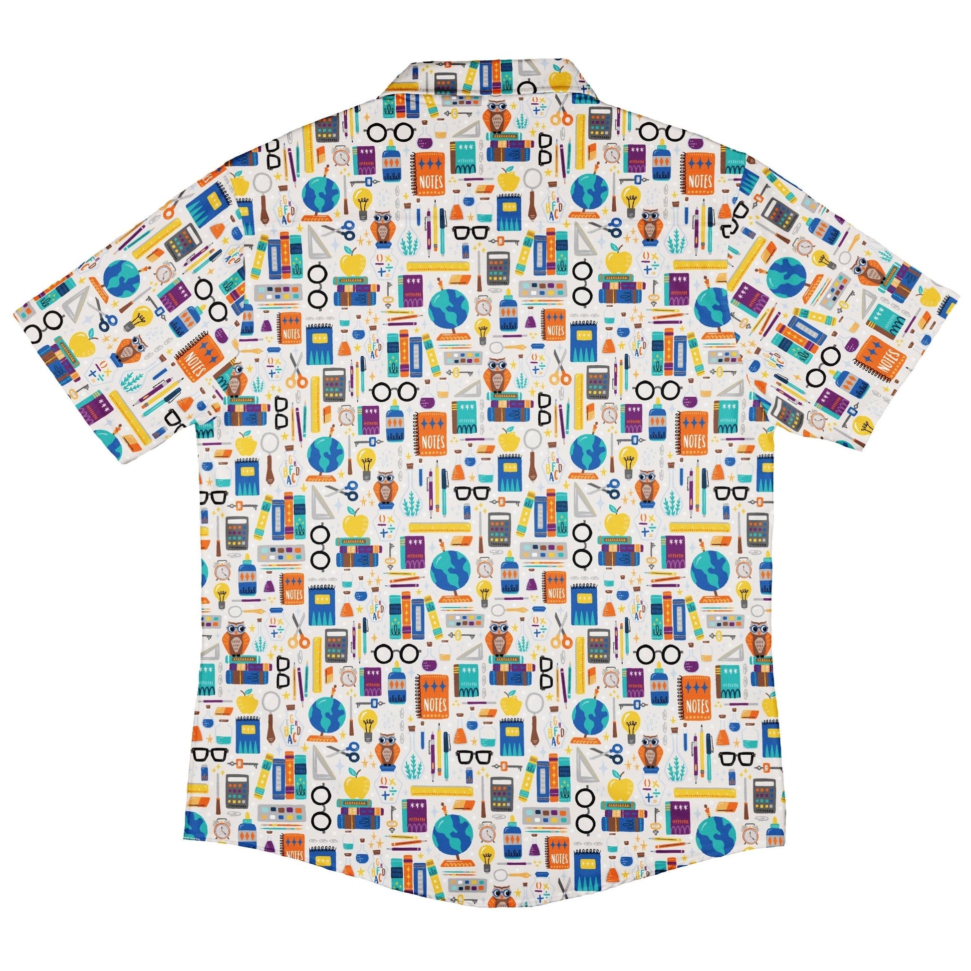 Magic Academics Button Up Shirt Geek Nerd adult sizing Design by Zirkus Design q225