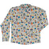 Magic Academics Long Sleeve Button Up Shirt Geek Nerd adult sizing Design by Zirkus Design FLOW DESC WRITING