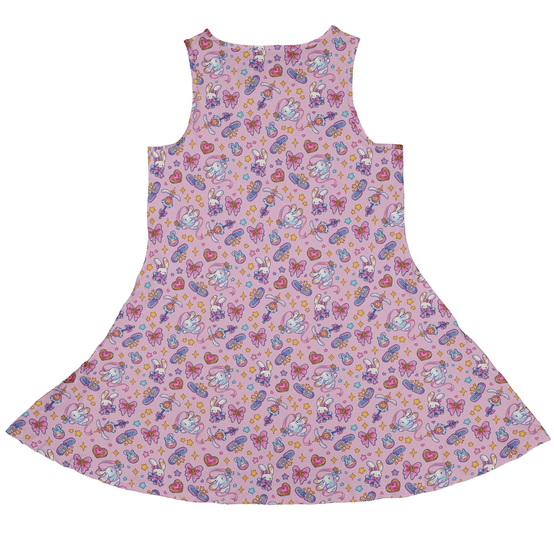 Magical Bunny Evolution Pink Dress Geek Nerd animal patterns anime Design by Ardi Tong