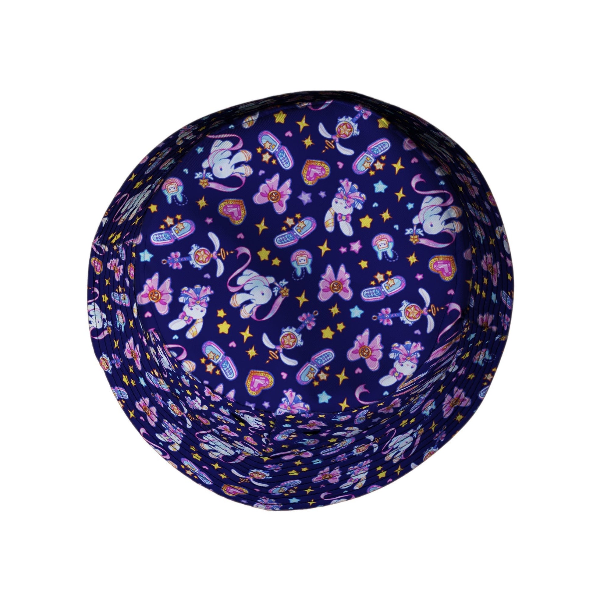 Magical Bunny Evolution Night Bucket Hat Geek Nerd animal patterns anime Design by Ardi Tong