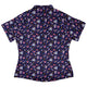 Magical Bunny Evolution Night Curvy Button Up Shirt Geek Nerd animal patterns anime Design by Ardi Tong