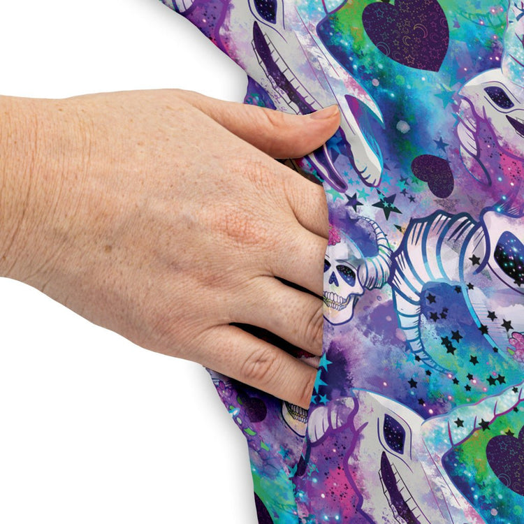 Magical Skulls Dress Geek Nerd Designed by Rose Khan Fantasy Prints lx - C