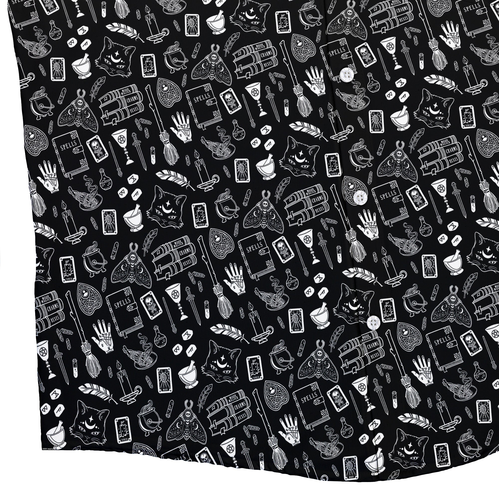 Magick Stuff Button Up Shirt Bottom Corner
