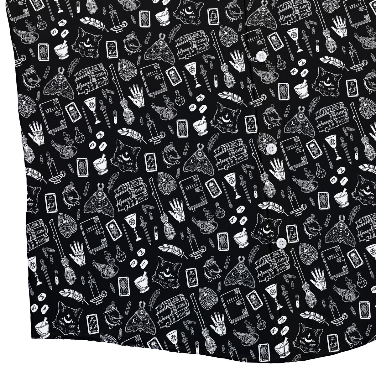 Magick Stuff Button Up Shirt Bottom Corner