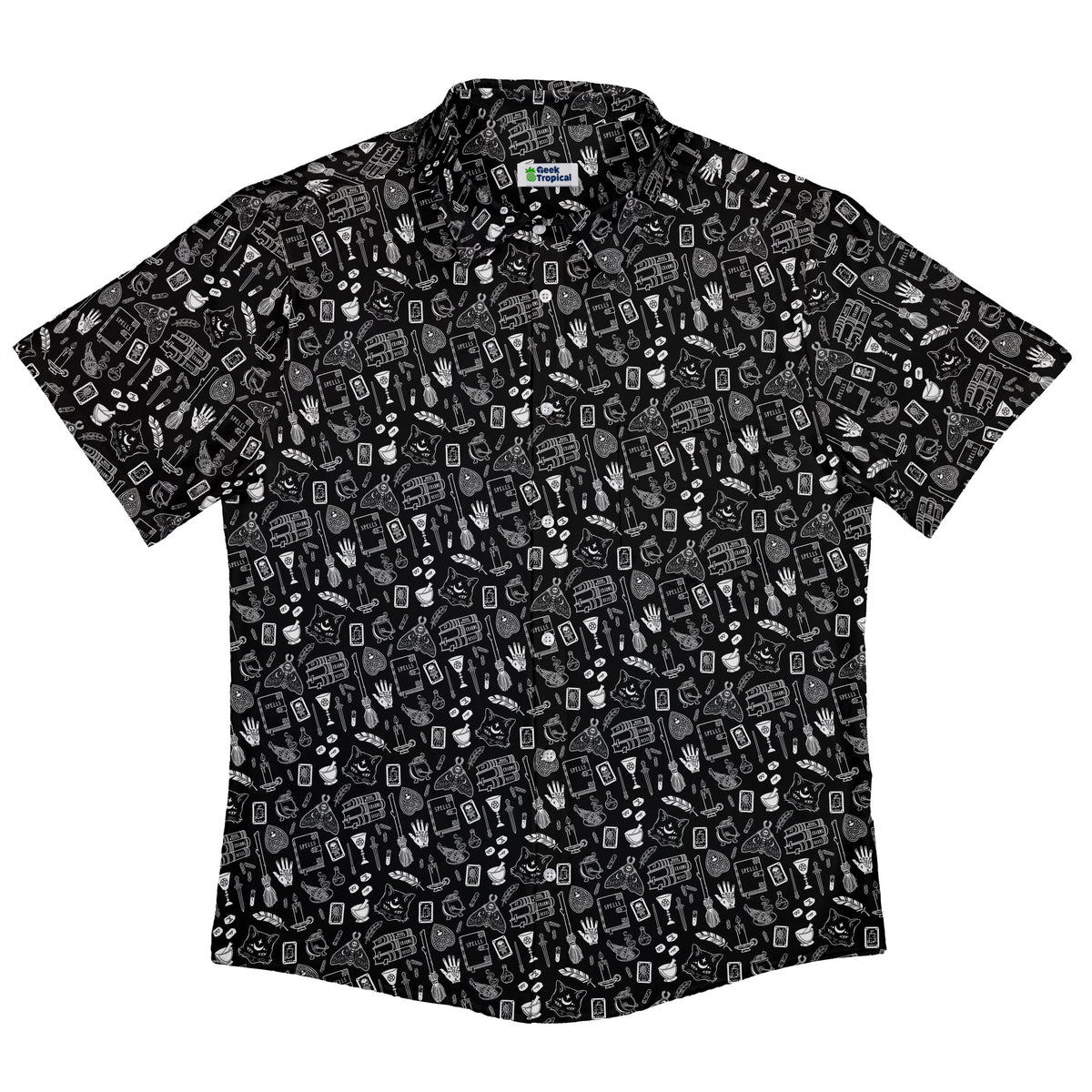 Magick Stuff Button Up Shirt Flat Front