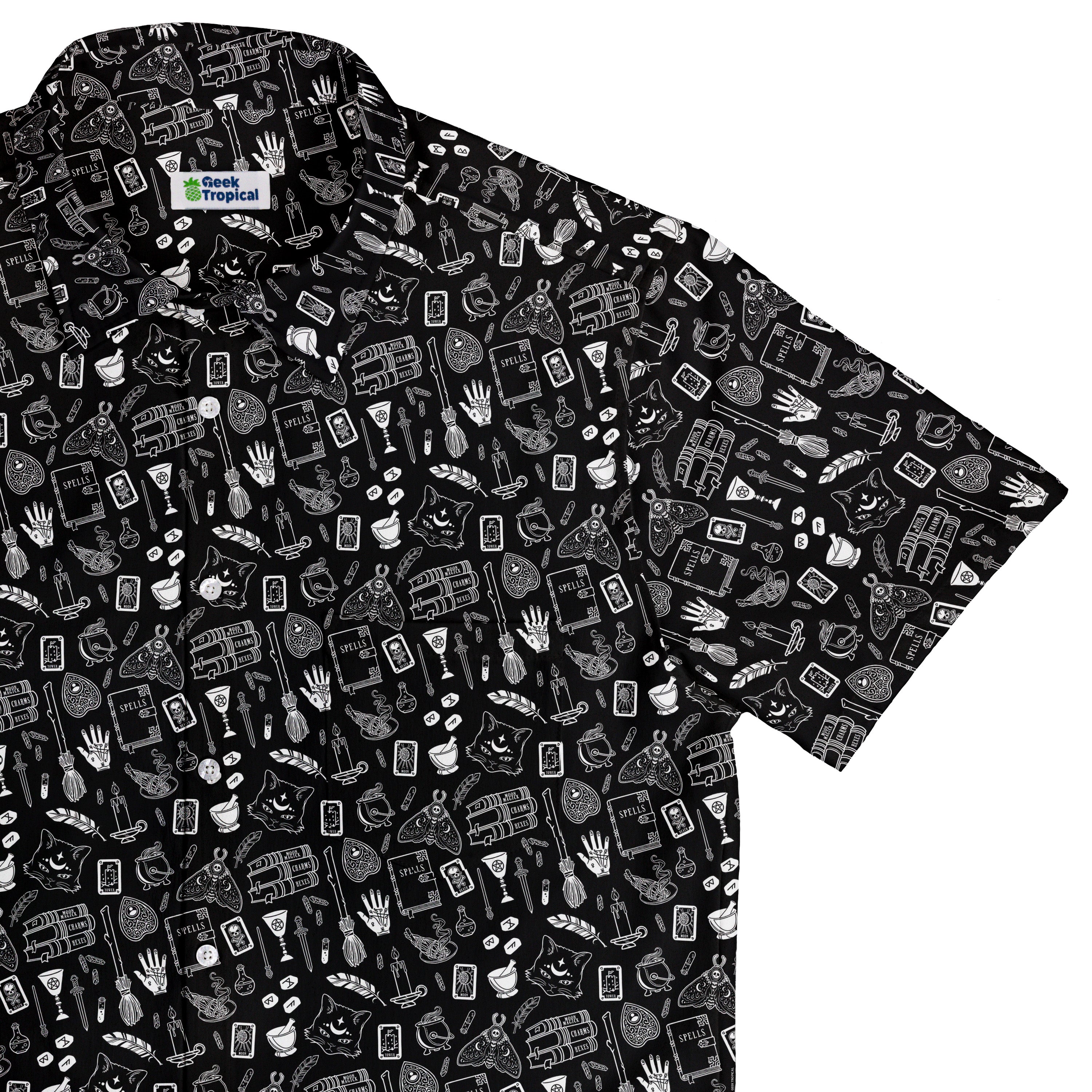 Magick Stuff Button Up Shirt Top Corner