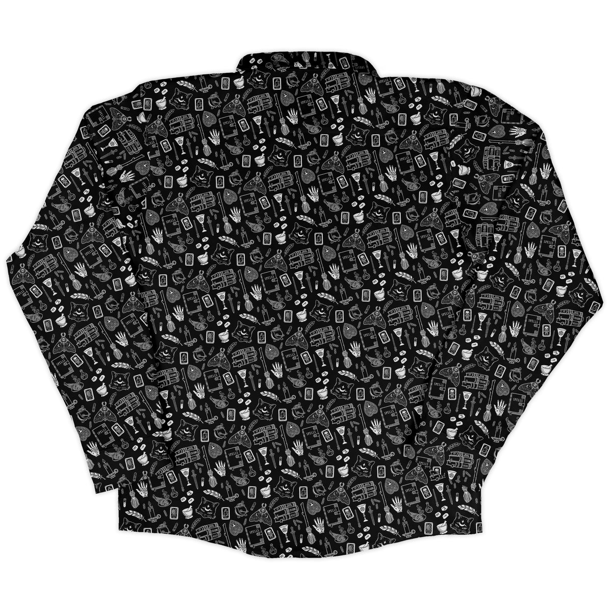 Magick Stuff Long Sleeve Button Up Shirt Old Long Sleeve Button Up Shirt back
