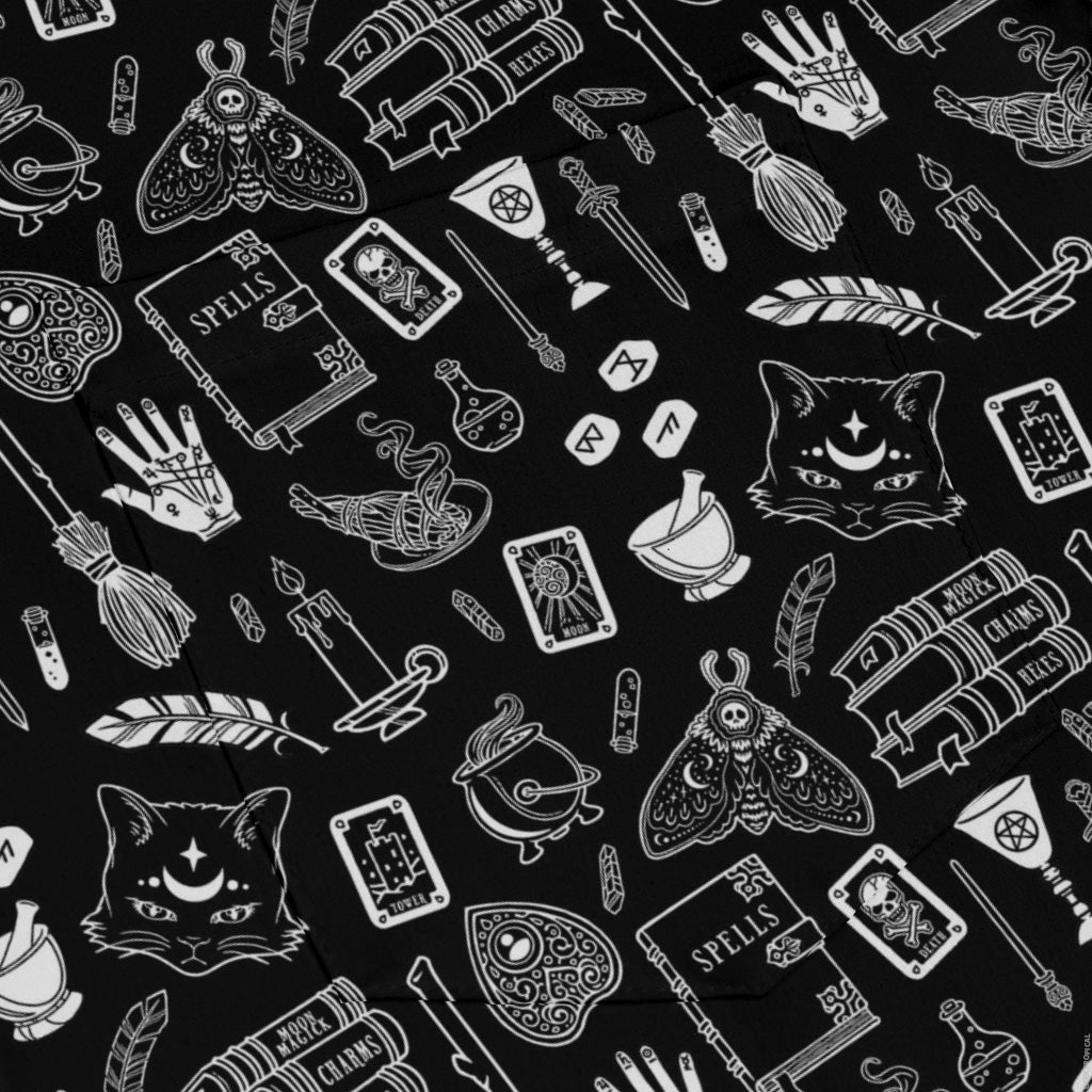 Magick Stuff Long Sleeve Button Up Shirt Old Long Sleeve Button Up Shirt pocket