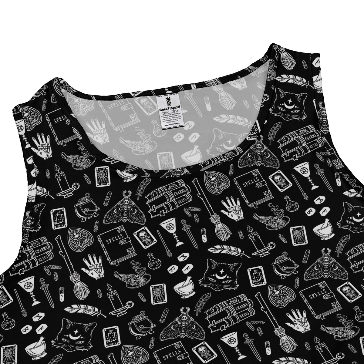 Magick Stuff Sleeveless Dress close front