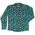 Mahjong Tiles Pond Anime Long Sleeve Button Up Shirt Geek Nerd adult sizing Anime board game print