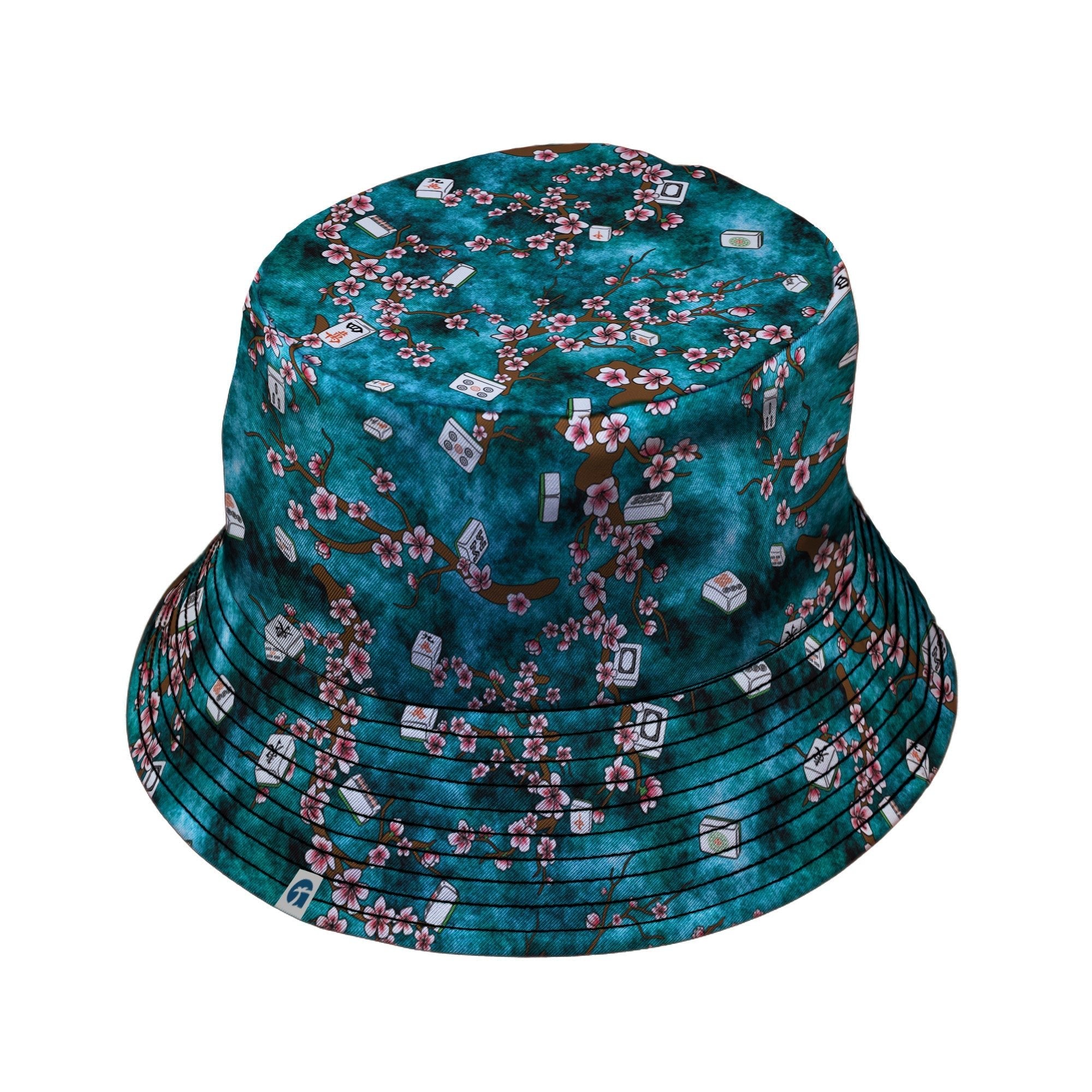 Mahjong Tiles Pond Anime Bucket Hat - Anime - board game print - Designs by Nathan