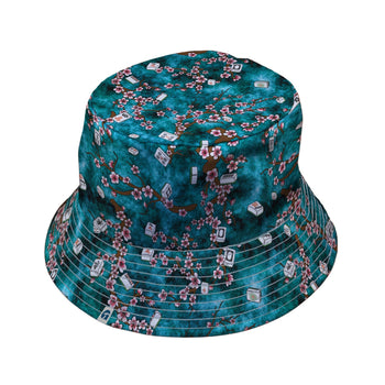 Mahjong Tiles Pond Anime Bucket Hat - Anime - board game print - Designs by Nathan
