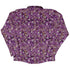 Mahjong Tiles Purple Anime Long Sleeve Button Up Shirt Geek Nerd adult sizing Anime board game print