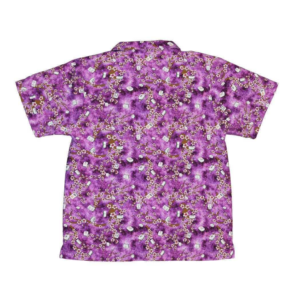 Mahjong Tiles Purple Anime Youth Hawaiian Shirt - Anime - board game print - Designs by Nathan