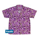 Mahjong Tiles Purple Anime Youth Hawaiian Shirt - Anime - board game print - Designs by Nathan