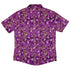Mahjong Tiles Purple Anime Button Up Shirt - adult sizing - Anime - board game print